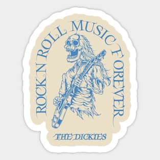 The Dickies /// Skeleton Guitar Sticker